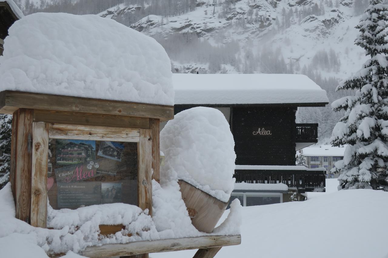 Ferienhaus Alea Saas-Grund Exteriör bild